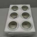 6 Pcs Disco Ball Vase Disco Ball Planter for Centerpieces Disco Ball Decor Flower Vase with Silver Mirror Glass for Wedding, Birthday, Party (4" X 4.7")