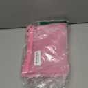 YOKIVE 6 Pack Mesh Cosmetic Bags, A6 Nylon Pencil Cases | Zipper Travel Organizers Makeup Pouch, Great for Home (Pink)