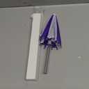 Squirrel Feeder Umbrella, Squirrel Picnic Table Umbrella for Outside, Replacement Mini Umbrella for Squirrel (Purple White)