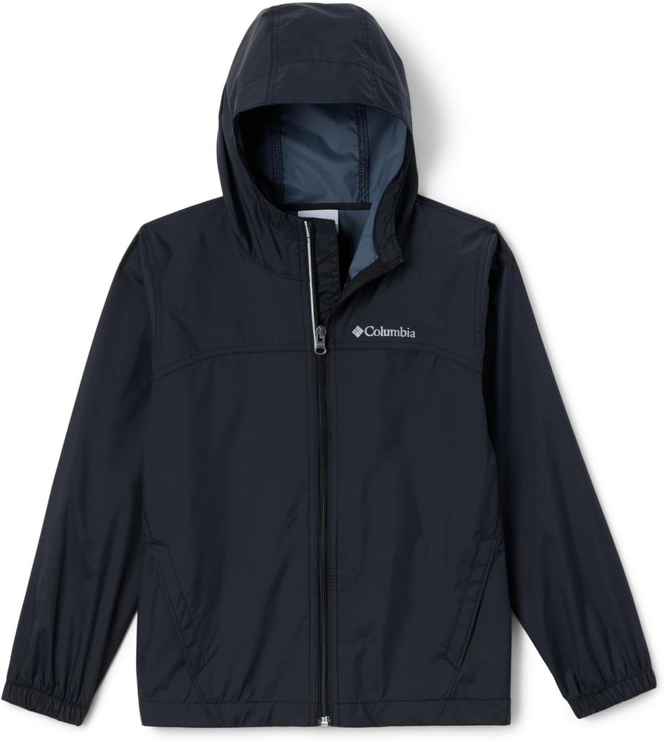 Columbia Boys' Glennaker Rain Jacket (XX-Small, Black)