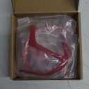 Voodonala for Challenger Steering Wheel Decoration Trim for 2015-2023 Dodge Challenger Charger, for Durango 2014 +, for Jeep Grand Cherokee SRT8 2014 +(Red, 3pcs)