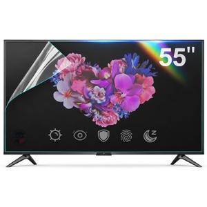 Anti Glare Film for TV 55 Inch Protector - Indoor & Outdoor TV Anti Glare Film - Prevents Glaring, Protects Screen and Reduces Blue Light for TV 55 Inches