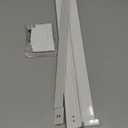 KitchLife Long Over The Door Hooks Hanger with 15.75" Extended Arms, Fits 1 3/8" Doors, L40U - Upgraded Thickened Heavy Duty Bathroom Accessories and Towel Rack Organization - 1 Pack, Glossy White