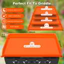 NancyL 36 Inch Silicone Griddle Cover for Blackstone, Full-Wrap 36" Griddle Mat Protective Grill for Blackstone Protector Accessories Kit, Protect from Rust, Rodents, Insects, Debris