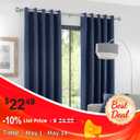 KAMANINA Silver Curtain Rods for Windows 48 to 84 Inches (4-7ft) Heavy Duty Curtain Rods, 7/8 Inch Adjustable Decorative Drapery Rods Set with Modern Finials