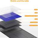 200 Watt Solar Panel IP68 Waterproof ETFE Coating Portable 24V MC4 Output Foldable Solar Panels for Power Stations Solar Generator Camping Off-Grid RV Emergency Backup Hurricane