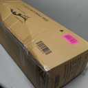 6 FT Pre-lit Christmas Tree, Artificial Spruce Christmas Tree 600 PVC Branch Tips 250 Warm White LED Lights, Easy Assembly with Metal Stand and Hinged Branches Decoration