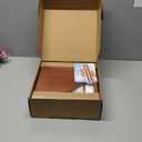 Forbena Walnut Brown Floating Corner Shelves for Wall 4-Pack, Small Corner Wall Shelves for Kids Room, Cute Wooden Hanging Corner Shelf for Bedroom Bathroom Decor, Living Room, Small Spaces (10" Depth)