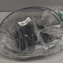 Bread Basket Set of 2 Rustic Round Metal Fruit Basket, Wire Round Storage Baskets for Serving Bread and Fruit, Farmhouse Decorative Baskets for Kitchen Counter and Dining Table