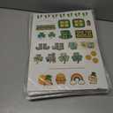 6 x LEKSON St. Patricks Day Leprechaun Trap Craft Kit for Kids, Rainbow Treasure DIY Decoration Scene with Path, Signs & Accessories, Classroom & Holiday Activity Set (Green01)