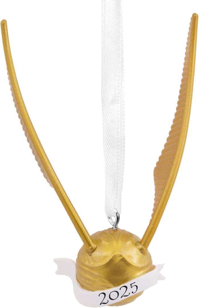 Hallmark Harry Potter Golden Snitch 2025 Christmas Ornament, Gifts for Harry Potter Fans