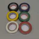 Lichamp 10-Pack Colored Electrical Tape Waterproof, 3/4 in x 66ft, Industrial Grade UL/CSA Listed High Temp Electrical Tape Colors Electric Super Vinyl, 1075C2