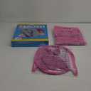 SLOOSH Inflatable Pool Floats Lounger Adult, Pool Lounge with Canopy Raft Floaties Water Floating Recliner Chair with Cup Holders Foot Rest Swimming Floaty (Blue)