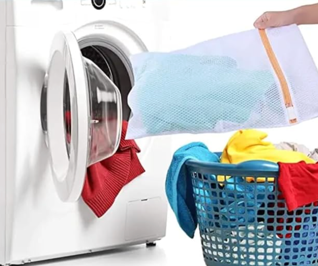 Mesh Underwear Laundry Bag - 40 * 50cm - Foldable Mesh Bag With Zipper - For Underwear Socks Washing Machine Protection Bags Travel Storage