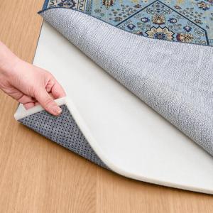 Non Slip Cushioned Rug Pads Rug Carpet Padding 8x10 Ft, 1/4 inch Thick Comfort Memory Foam Rug Pad for Under Area Rugs and Hardwood Floors, Keeps Area Rugs Softly Securely in Place