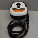 2500W Handheld Steam Cleaner, Pressurized Steam Cleaning Machine with 3 Brush Heads, 20s Heat Up, 1L Tank, Multipurpose Mini Portable Steamer for Tile, Grout, Furniture, Kitchen, Car, Home (White)