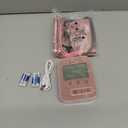 Blood Pressure Monitor,Pink Blood Pressure Machine Bp Cuff Automatic Upper Arm with 8.7-16.5 inches Adjustable Automatic High Blood Pressure Cuff for Home Use 2 x 90 Sets Memory (Pink BP Cuff)