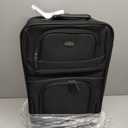 U.S. Traveler Rio Lightweight Softside Rolling Carry-on, Black