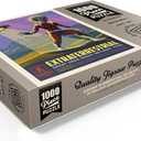 MyPuzzle Legends of The National Parks: Great Sand Dune's Extraterrestrials, Vintage Poster - Premium 1000 Piece Jigsaw Puzzle for Adults
