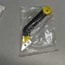 Coitak Tile Grout Saw Angled Grout Saw with 3 Pieces Extra Blades Replacement, Grout Removal Tool for Tile Cleaning (Yellow)