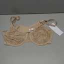 HSIA Minimizer Bras for Women Enchante Full Coverage Underwire Bras Plus Size Lifting Floral Lace Bra for Heavy Breast (Beige, 38D)