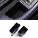 TTCR-II Compatible with Door Handle Organizer Tray Mazda 3 2019-2025, Fits for Door Storage Box Mazda CX-30 2020-2025 at Driver and Front Passenger Side (2 Pcs)