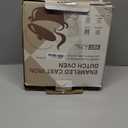 Enameled Cast Iron Dutch Oven  Umite Chef 5QT Pot with Lid & Cotton Potholders  HeavyDuty Cookware for Bread Baking, Braising, Stews, Roasting(Cream White)