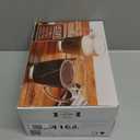 Epar 12 oz Clear Tempered Glass Coffee Mugs Set of 6 for Hot Beverages - Durable - Giftable Tea & Coffee Glass Cup with Handle