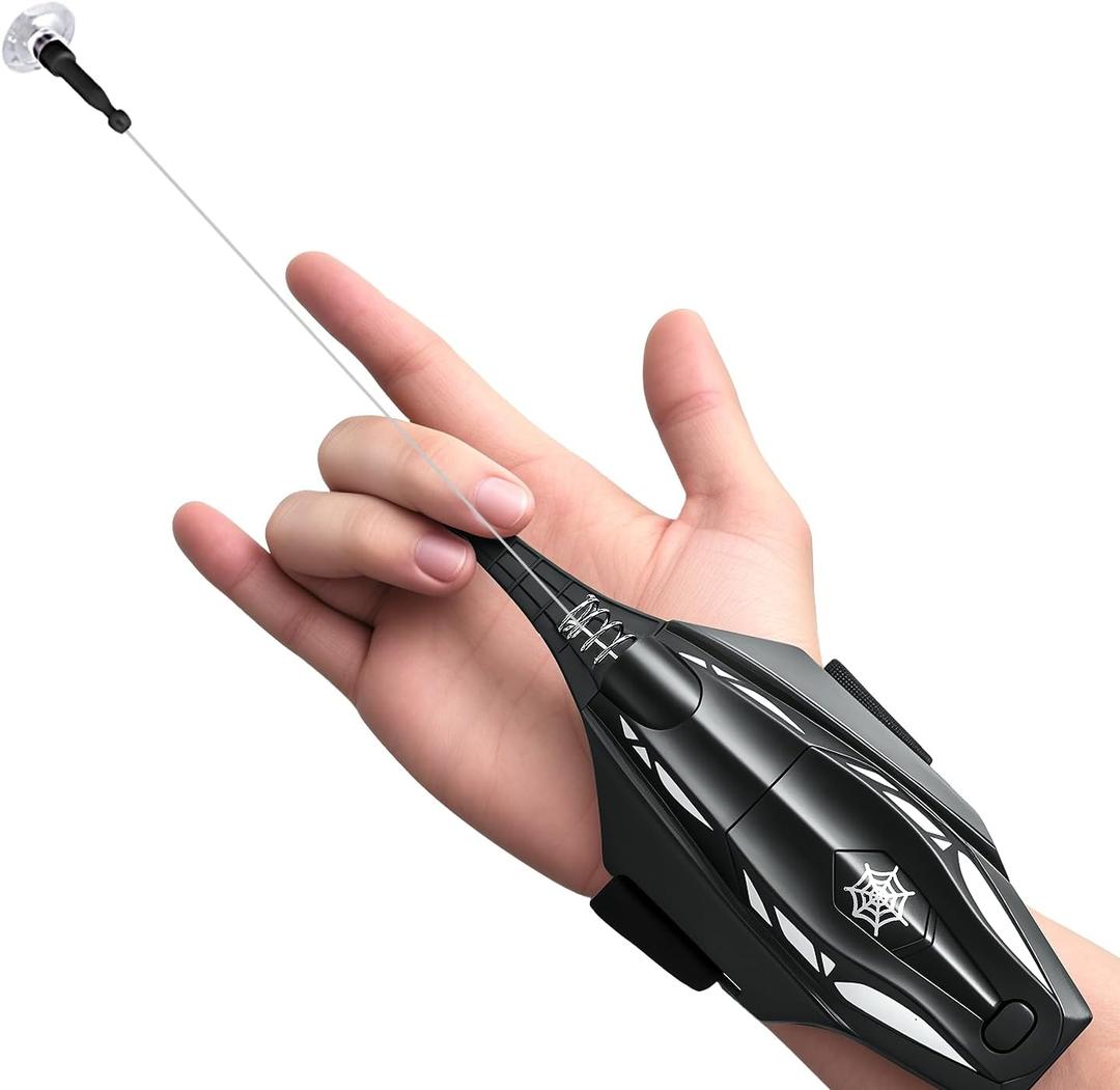 Spider Web Shooter Silk Launcher Spider Fidget Toys Wrist Toy Cheap Cool Stuff Gadgets String Gloves Shooters Fun Amazing hot Toys for Kids Boys Children Teens Gift for Age 8-12 13 Years Old (6.70in)