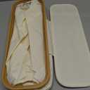 Toilet Paper Storage Basket with Lid - The Ultimate Bathroom Organizer, Free Standing Toilet Paper Holder for Up to 9 Mega Rolls, Toilet Tissue Storage Bin with Handle for RV Closet, Beige (23L)