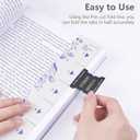 Bible Tabs, 72 Laminated Bible Tabs for Women and Men Study Bible, Easy to Read and Apply, Bible Index Tabs, Large Print Bible Book Tabs, Bible Study Supplies (Black)