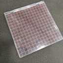 Arbuya Acrylic Stamp Block with Grid 6.3x6.3 Perfect Positioning Stamping Platform Clear Stamps Scrapbook Craft Stamping Tool for Card Making Scrapbooking Journaling and Other Paper Crafts-AT001