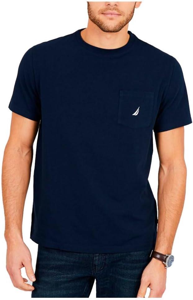 Nautica Men's Classic Fit Pocket T-Shirt (5X-Large, Navy)