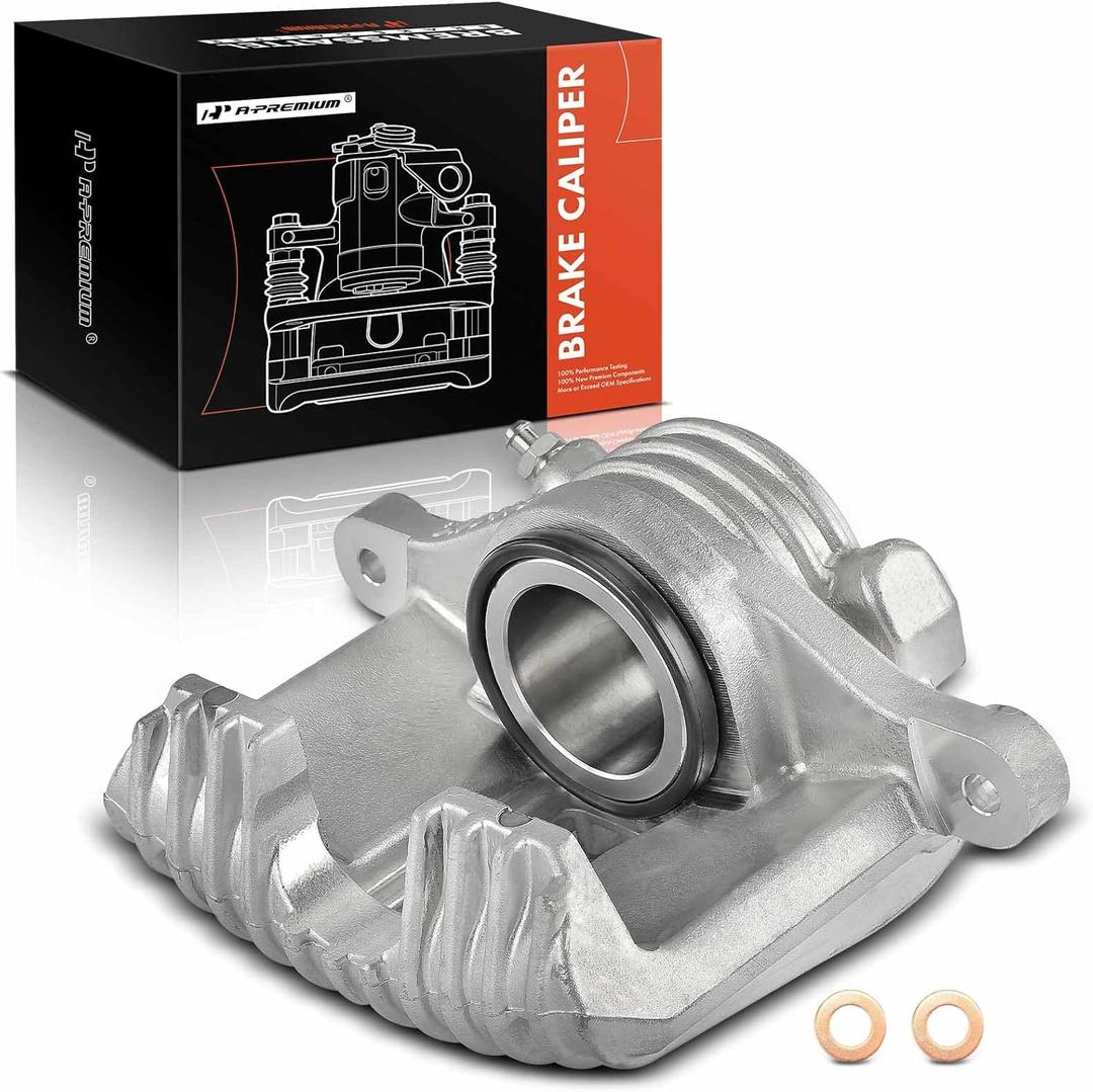 A-Premium Disc Brake Caliper Assembly Without Bracket Compatible with Select Chevy Models - Corvette 1984 1985 1986 1987 V8 5.7- Front Right Passenger Side
