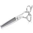 JASON 6" Blending Hair Scissors, 30 Teeth Hair Thinning Scissor Professional Trimming Hair Cutting Shears for Barber, Hairdresser, Stylist, Women and Men, Japanese 440C Stainless Steel