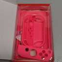 eXtremeRate PlayVital Cover for Nintendo Switch, Protective Case Protector for Switch - Shock-Absorbent Anti-Scratch Dockable Easy to Install Durable Hard Shell, Bright Pink (NOT for Switch 2)