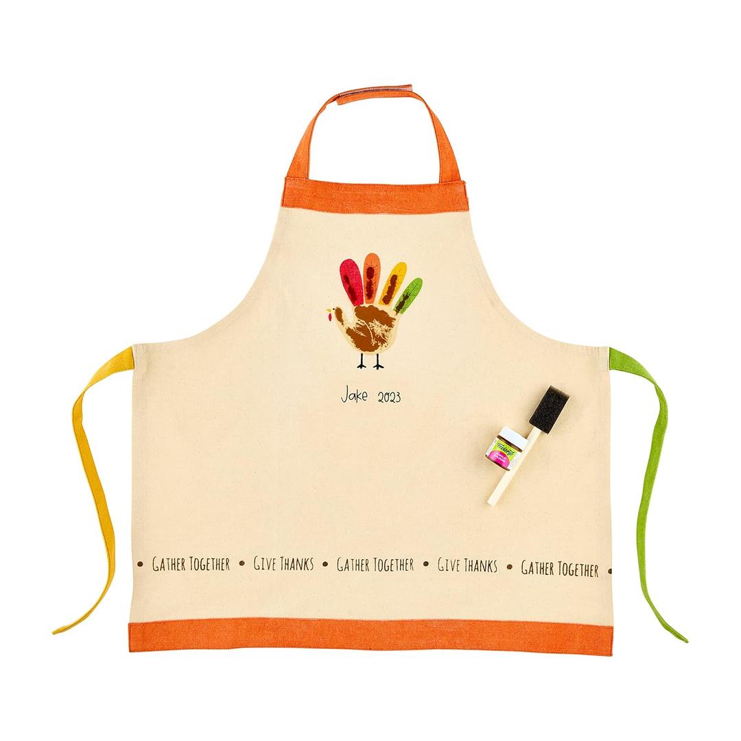 MUDPIE Turkey Handprint Apron