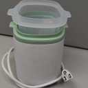 Momcozy Bottle Warmer, Fast Bottle Warmers for All Bottles with Timer, Accurate Temperature Control and Automatic Shut-Off, Multifunctional Bottle Warmer for Breastmilk (Green+White)