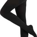 Medical Compression Pantyhose for Women and Men, 20-30 mmHg Compression Tights, Closed Toe, Graduated Support Hose High Waist Compression Stockings for Varicose Veins, Edema, DVT (Large, Black)