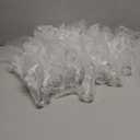 Ciaell 24 Pack Plastic Champagne Flutes - 6Oz Gold Rim Disposable Champagne Glasses - Square Clear Plastic Toasting Glasses for Party Birthday Anniversary Wedding Christmas