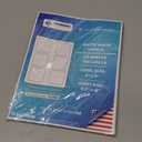 Premium Label Supply White Sticker Square Labels  3" x 3"  Laser/Inkjet Compatible  (6 per Sheet), 25 Sheets  150 Total Adhesive Labels