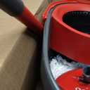 O-Cedar EasyWring Microfiber Spin Mop & Bucket Floor Cleaning System + 2 Extra Refills, Red/Gray