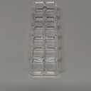 Amazing Abby - Charm - 1-Pack 12-Slot Acrylic Lipstick Organizer, Lipstick Holder, Lip Gloss Holder, Cosmetic Storage Display, Perfect Storage Solution for Drawer and Vanity (Slot Size: 0.9" x 0.9")