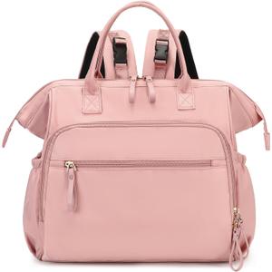 LORADI Large Diaper Bag Tote, 14 Pockets Stylish Baby Bag with Stroller Clips and 3 Insulated Pockets, Baby Shower Essentials