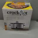 Crock-Pot 7 Quart Oval Manual Slow Cooker, Stainless Steel (SCV700-S-BR), Versatile Cookware for Large Families or Entertaining