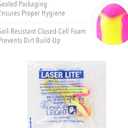 Howard Leight by Honeywell Laser Lite High Visibility Disposable Foam Earplugs, 100-Pairs, Pink/Yellow, LL-30