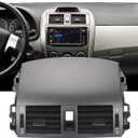 ZONFANT Upgrade Adjustable Air Volume Center Dash A/C Outlet Air Vent Panel With Hand Wheels Compatible With 2008-2013 Corolla, Replace#55670-02160 55663-02060