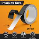 10 x Full Blackout Tape - 1.18in x 66ft - Blocks Light for Electronics, LED Indicators, Window Shading and Lamp Strips - Dimming Backlight Sheet - Shield Glare and Create Darkness - 100% Coverage.