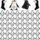 60 Sets Employee Appreciation Gifts Bulk Mini Penguin with Thank You Cards Cute Miniature Figurines Penguins for Coworkers Teacher Staff Team Fun Emotional Winter Holiday Gift