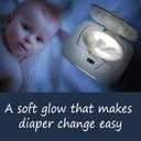 GOGO Pure Baby Wet Wipe Warmer and Wet Wipe Dispenser, Advanced Features - 4 Bright Auto Off LED Ample Lights for Nighttime Changes, Dual Heat for Baby's Comfort, Improved Design